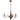 Chandelier Lemir Velita 3xE14 steel patina