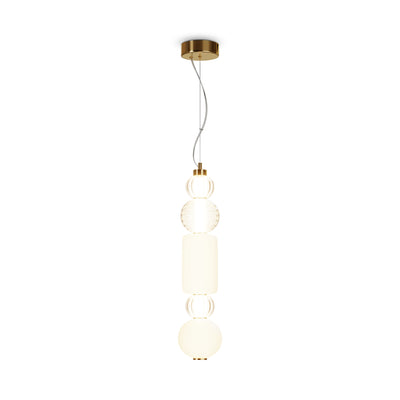 Maytoni Collar 1L pendant lamp, gold LED D 14.7cm