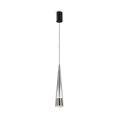 Maytoni Sintesi 1L pendant lamp, chrome LED D 8cm