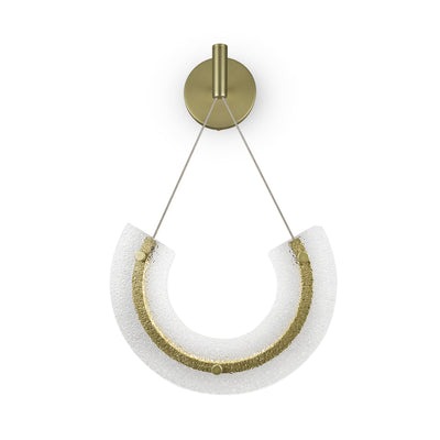 Maytoni Maya 1L wall sconce lamp, gold LED H 133.1cm