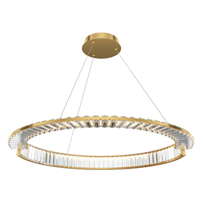 Maytoni Krone 1L pendant lamp, gold LED D 80.5cm