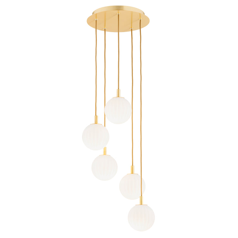 Argon Paloma 5L pendant lamp E14 H 139.5cm