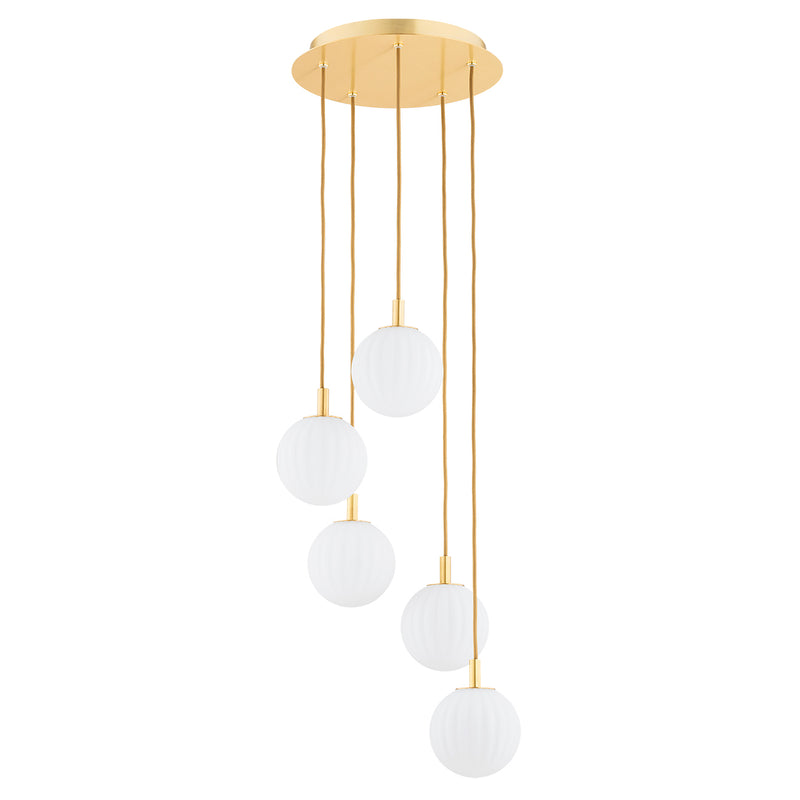 Argon Paloma 5L pendant lamp E14 H 139.5cm