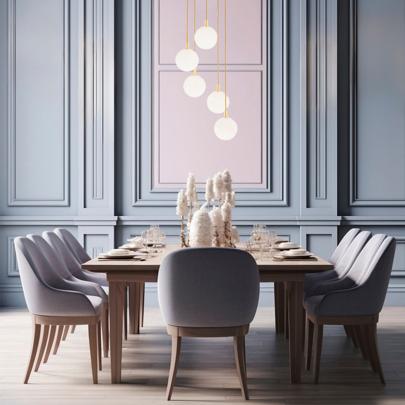 Argon Paloma 5L pendant lamp E14 H 139.5cm