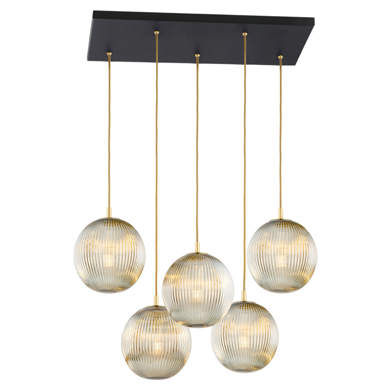 Argon Paloma 5L pendant lamp E27 H 148cm