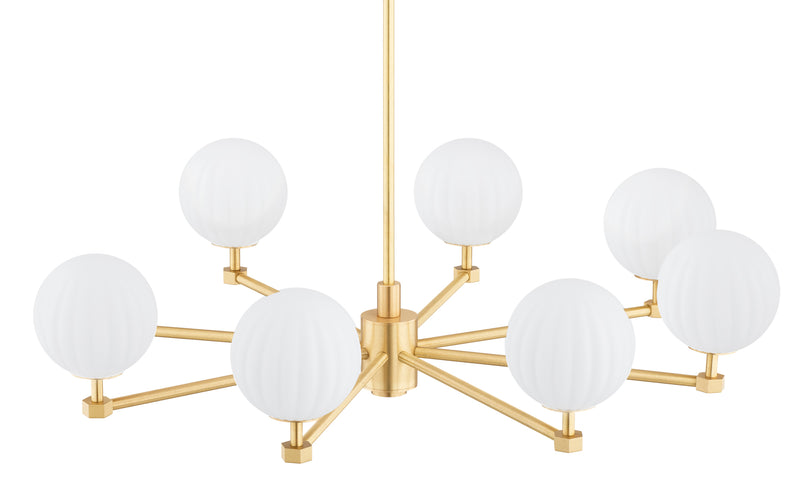 Argon Paloma 8L chandelier E14 H 74cm