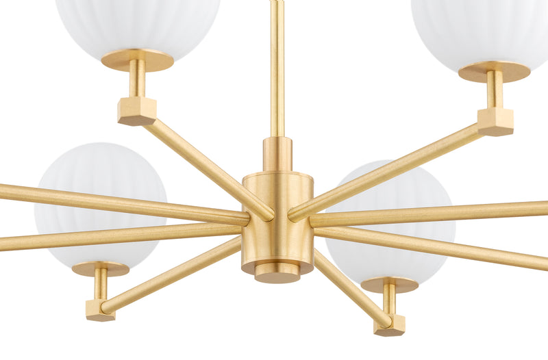 Argon Paloma 8L chandelier E14 H 74cm