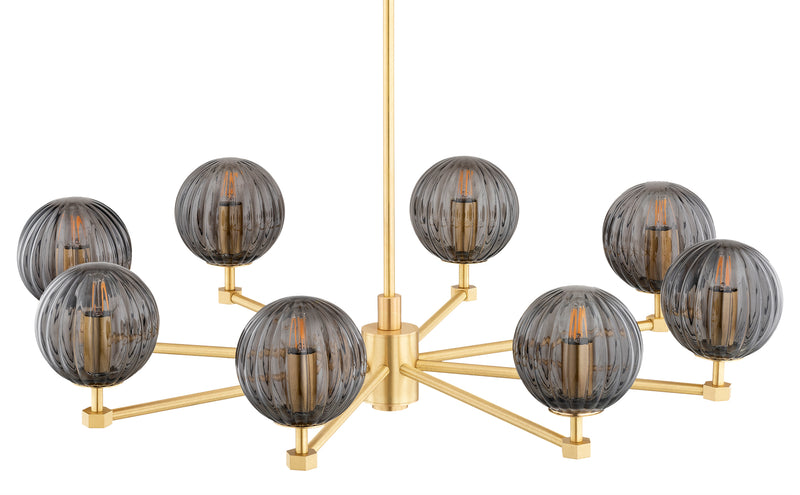 Argon Paloma 8L chandelier E14 H 74cm