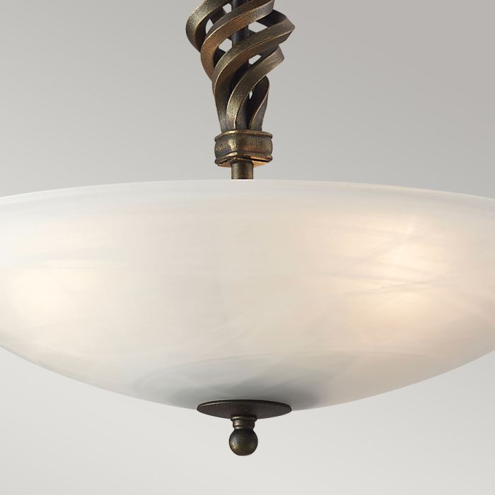 Elstead Lighting Pembroke 3L ceiling lamp E14, D 40cm