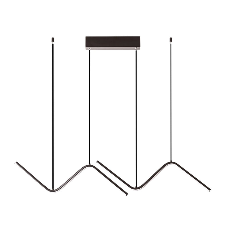 Mimax PEDRAFORCA 2L linear suspension pendant lamp LED W 90cm