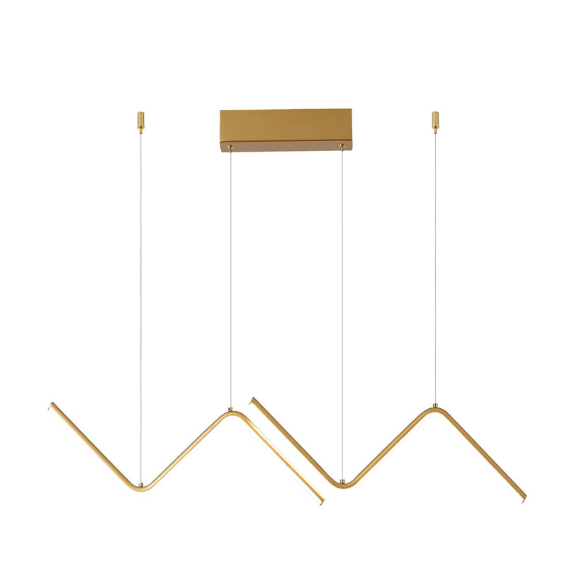 Mimax PEDRAFORCA 2L linear suspension pendant lamp LED W 90cm