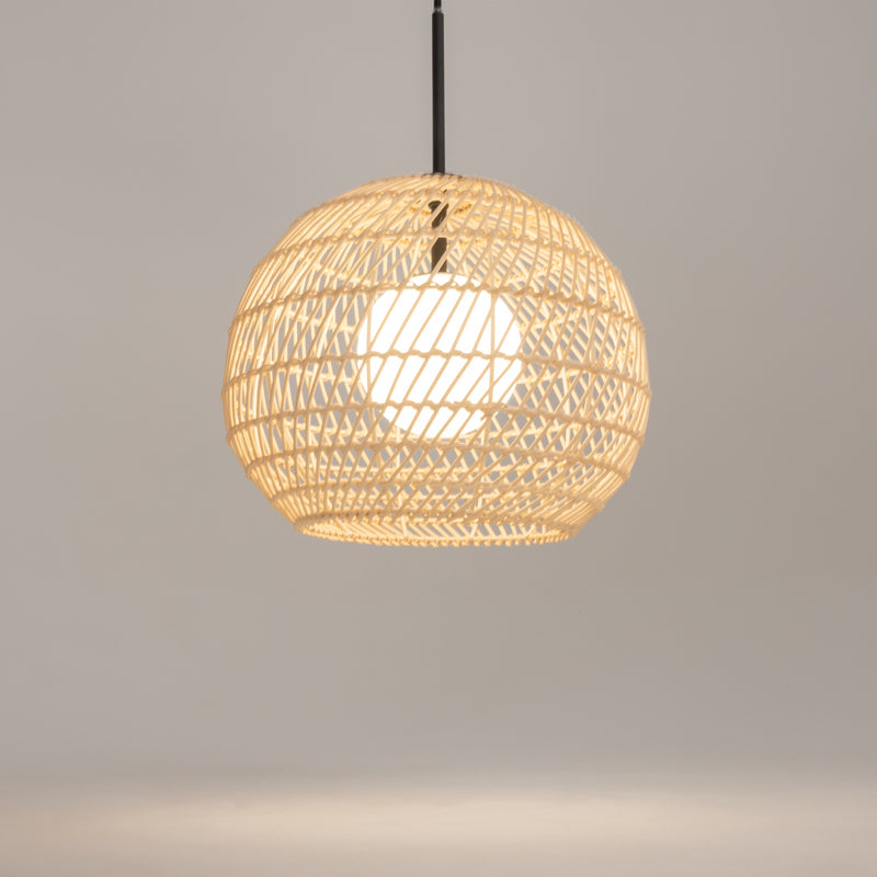 Maytoni Cane 1L pendant lamp, black G9 D 30cm