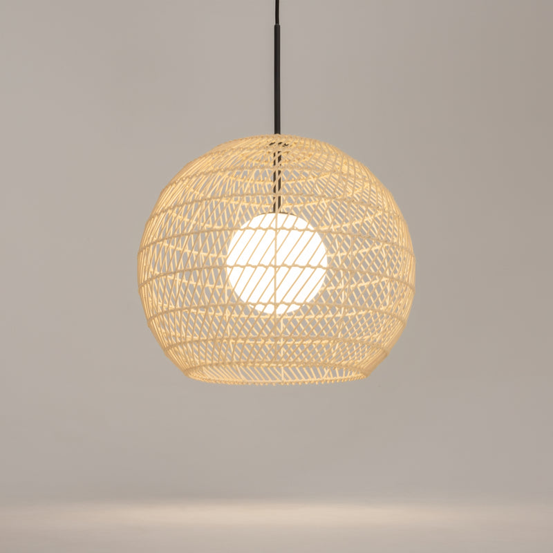 Maytoni Cane 1L pendant lamp, black G9 D 40cm