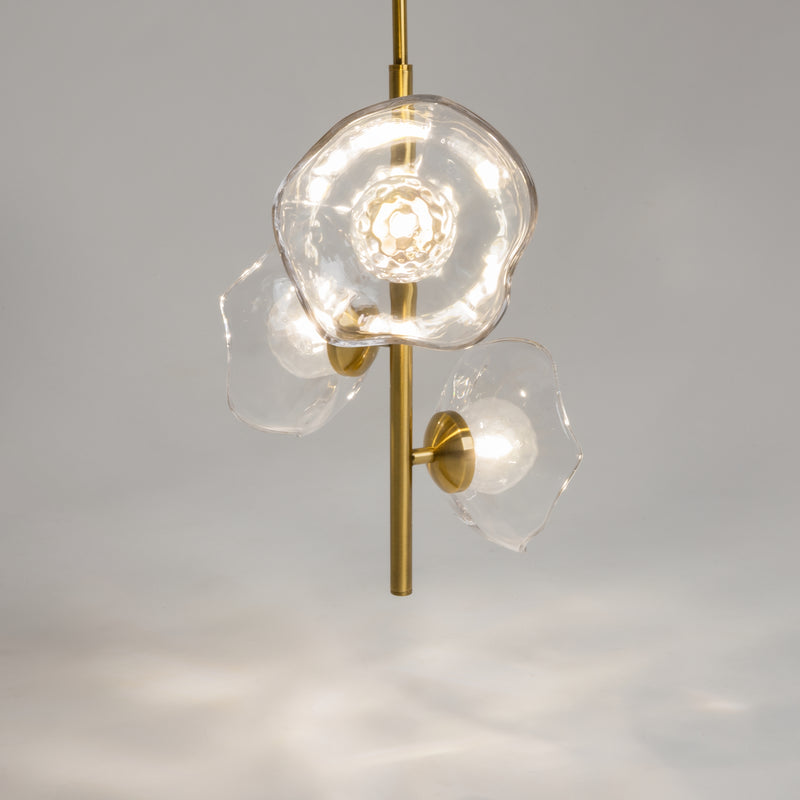 Maytoni Miracle 3L pendant lamp, brass G9 D 31cm