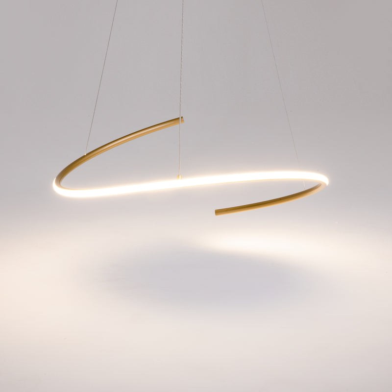 Maytoni Curve 1L pendant lamp, LED D 60cm