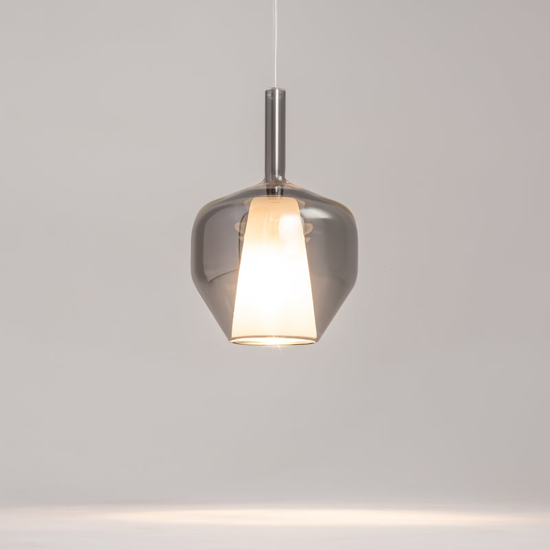 Maytoni Duality 1L pendant lamp, black E27 D 20cm