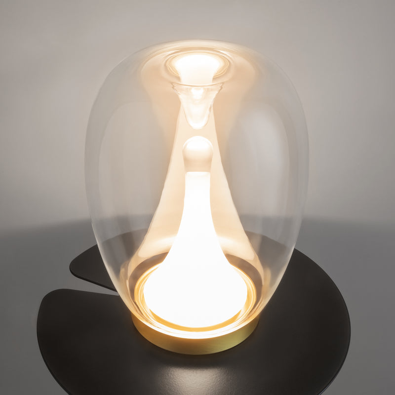 Maytoni Splash 1L Tischleuchte, goldene LED D 20cm