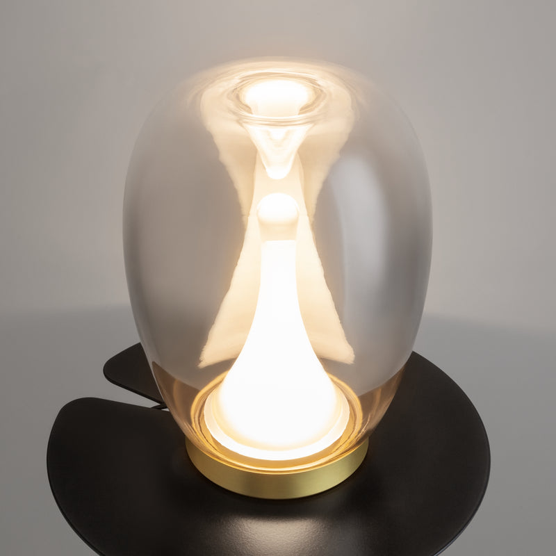 Lampada da tavolo Maytoni Splash 1L, LED oro D 20cm