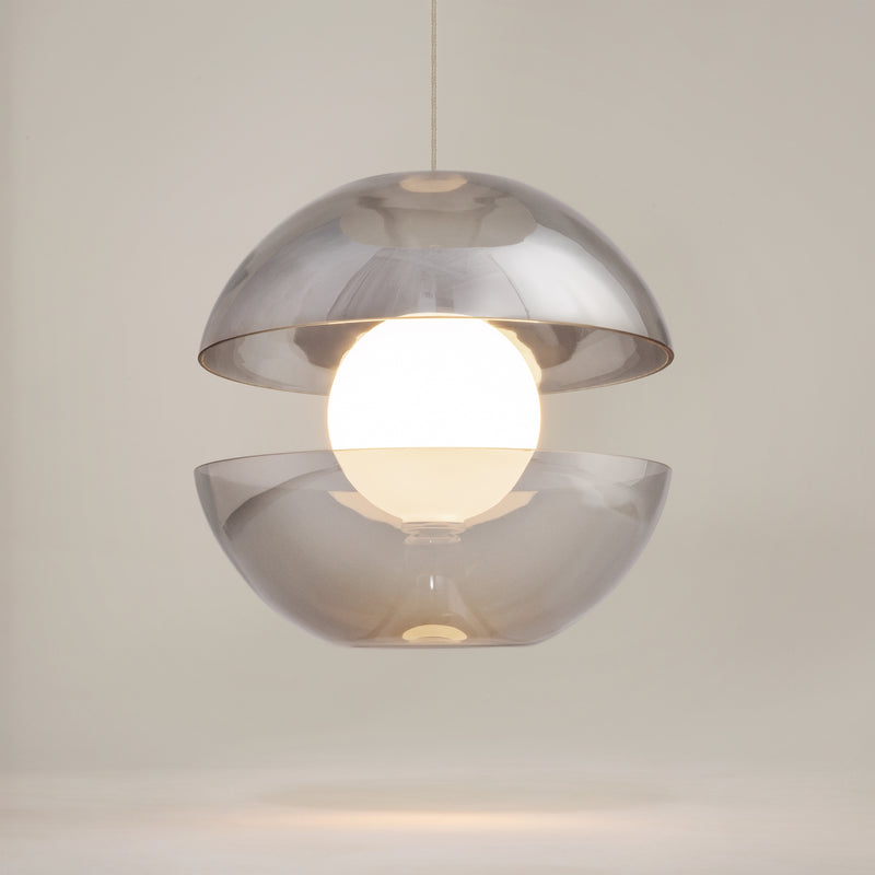 Maytoni Rebel 1L pendant lamp, chrome LED D 30.2cm