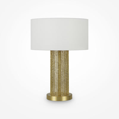 Maytoni Impressive 1L table lamp, gold E27 D 34cm