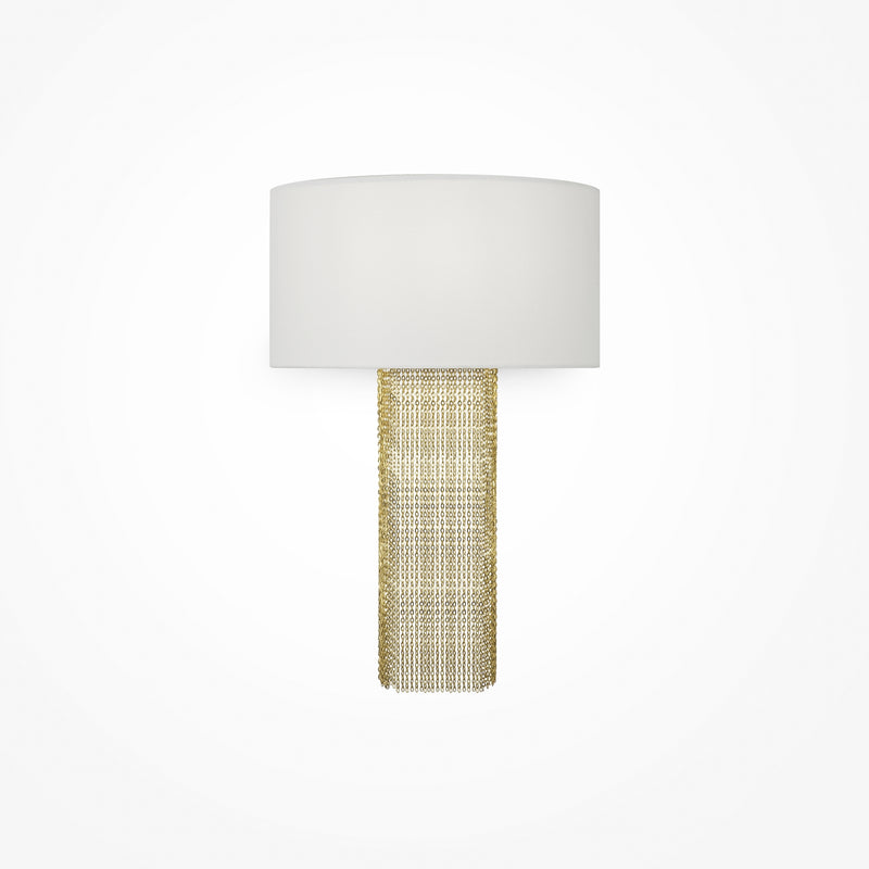 Maytoni Impressive 1L table lamp, gold E14 H 47.5cm