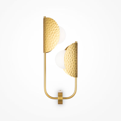 Maytoni Tropic 2L wall sconce lamp, brass G9 H 56.4cm