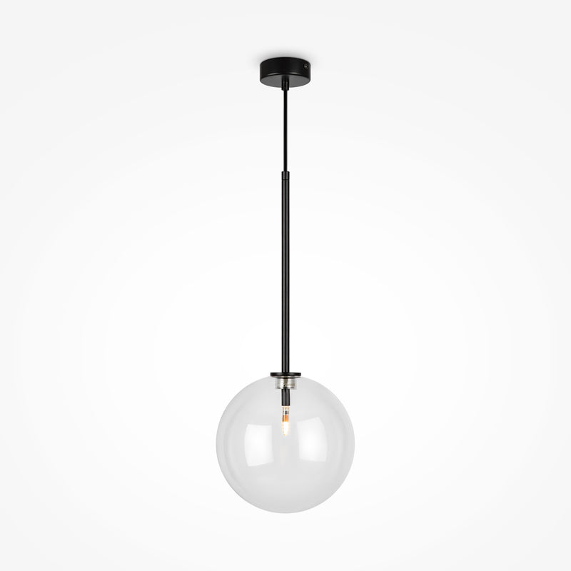 Maytoni Mood 1L pendant lamp, black G4 D 20cm