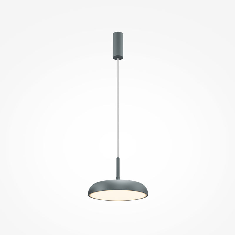 Maytoni Gerhard 1L pendant lamp, black LED D 30cm