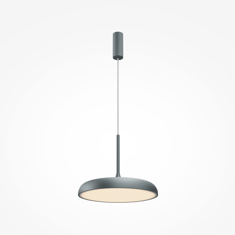 Maytoni Gerhard 1L pendant lamp, black LED D 40cm