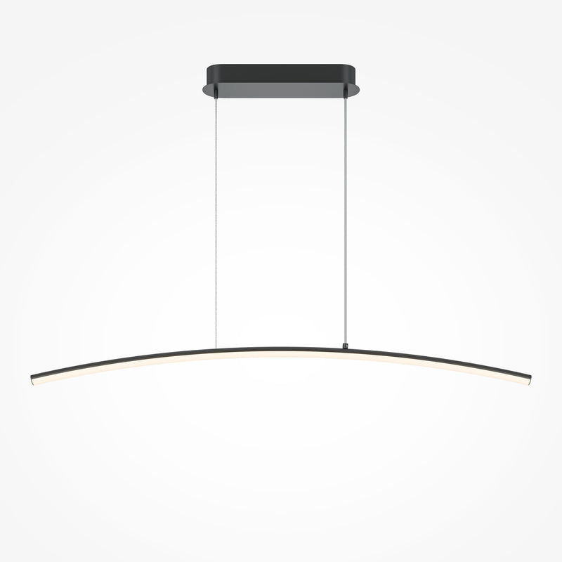 Maytoni Light Reflection 1L track lighting lamp, black LED H 305.7cm