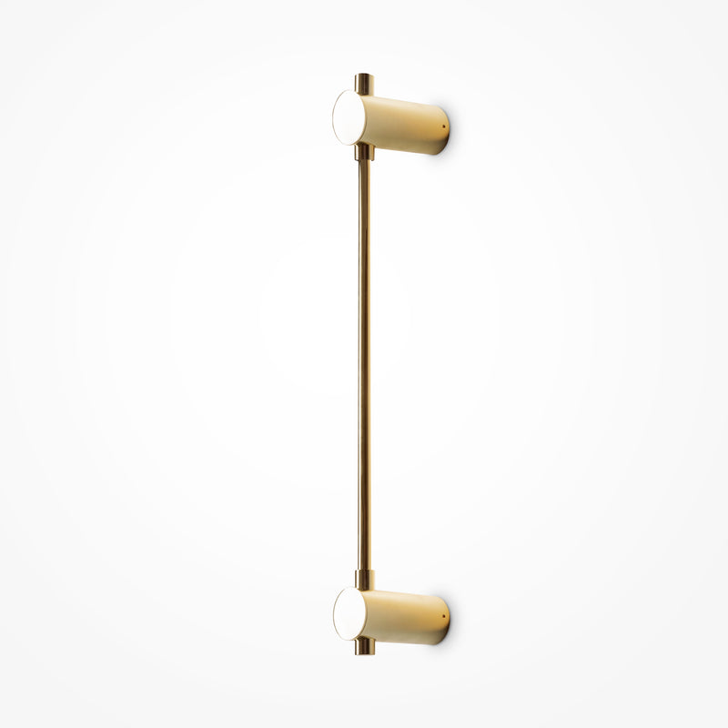 Maytoni Rotta 1L accent wall lamp, gold LED D 5cm