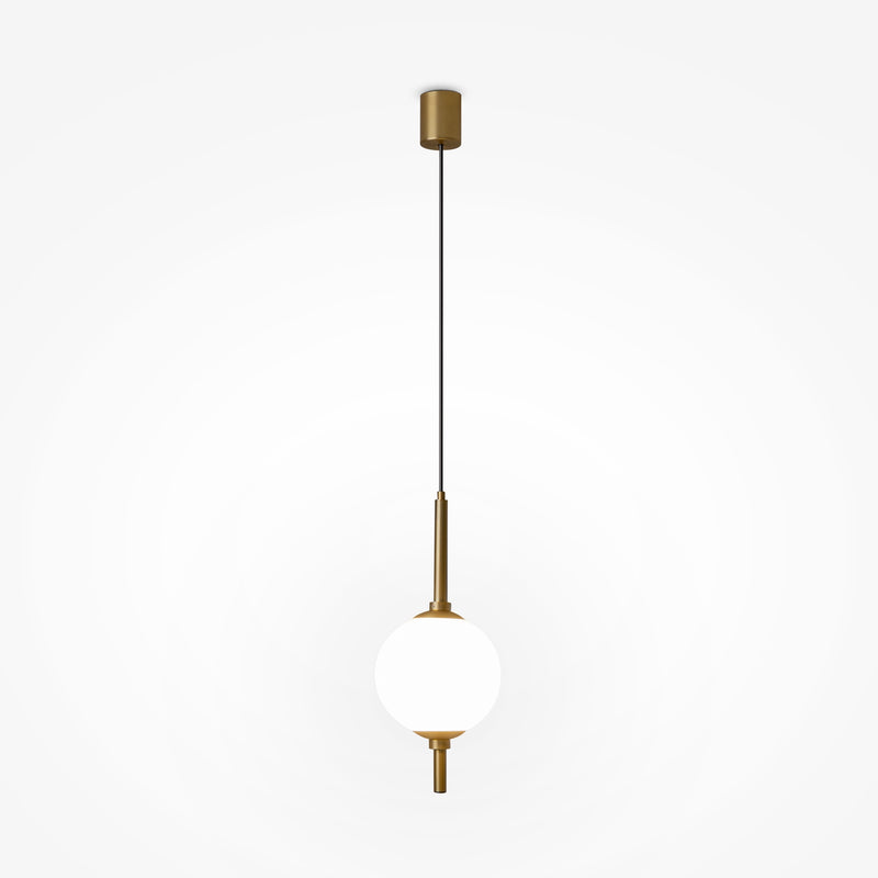 Maytoni The Sixth Sense 1L pendant lamp, black LED D 18cm