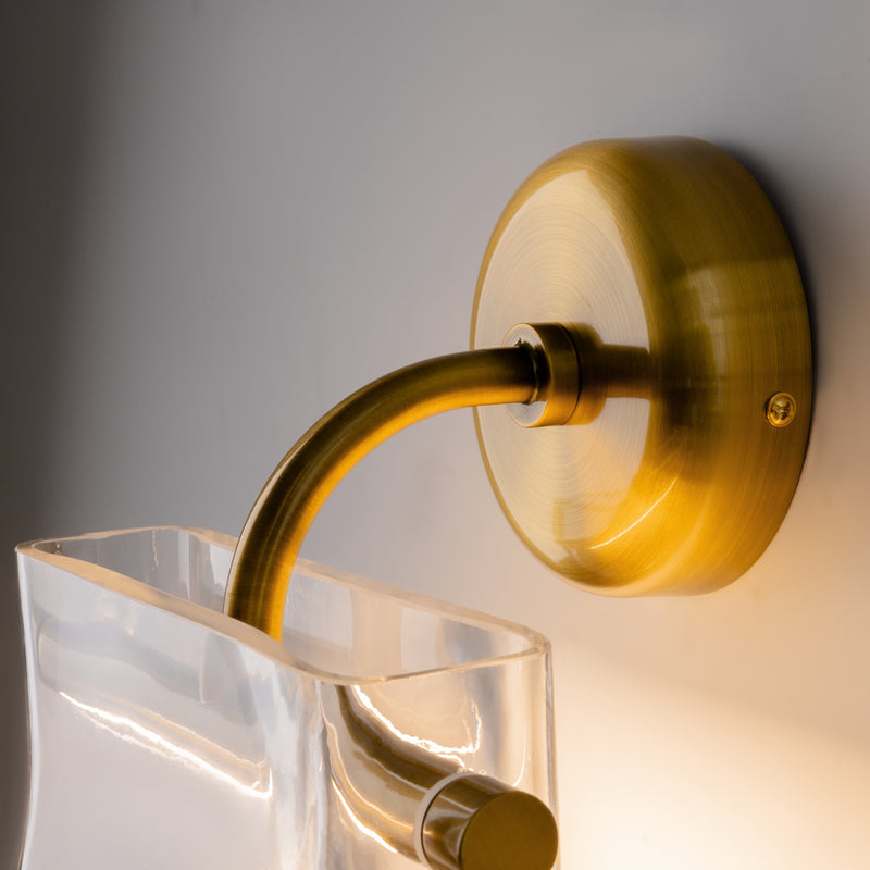 Maytoni Cabaret 1L wall sconce lamp, brass LED H 27cm