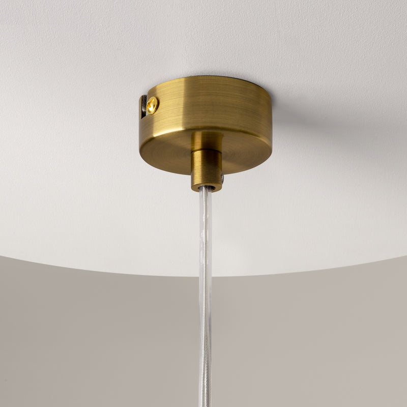 Maytoni Ros 1L hanglamp, messing GU10 D 16cm