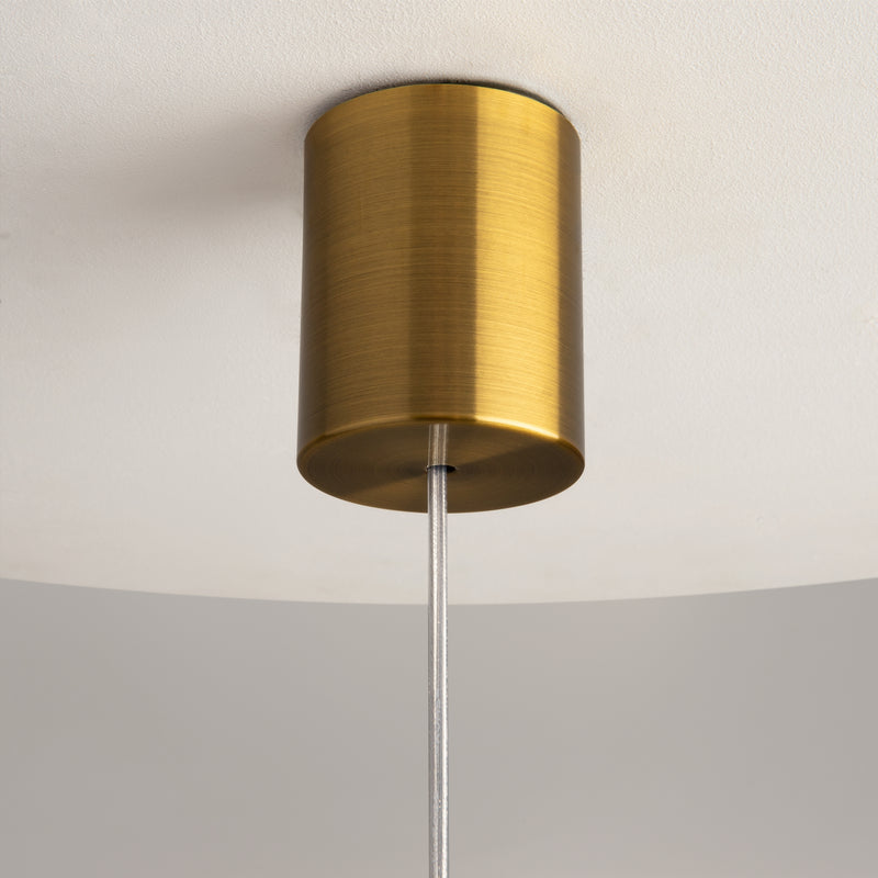 Maytoni Frozen 1L pendant lamp, brass G4 H 324cm