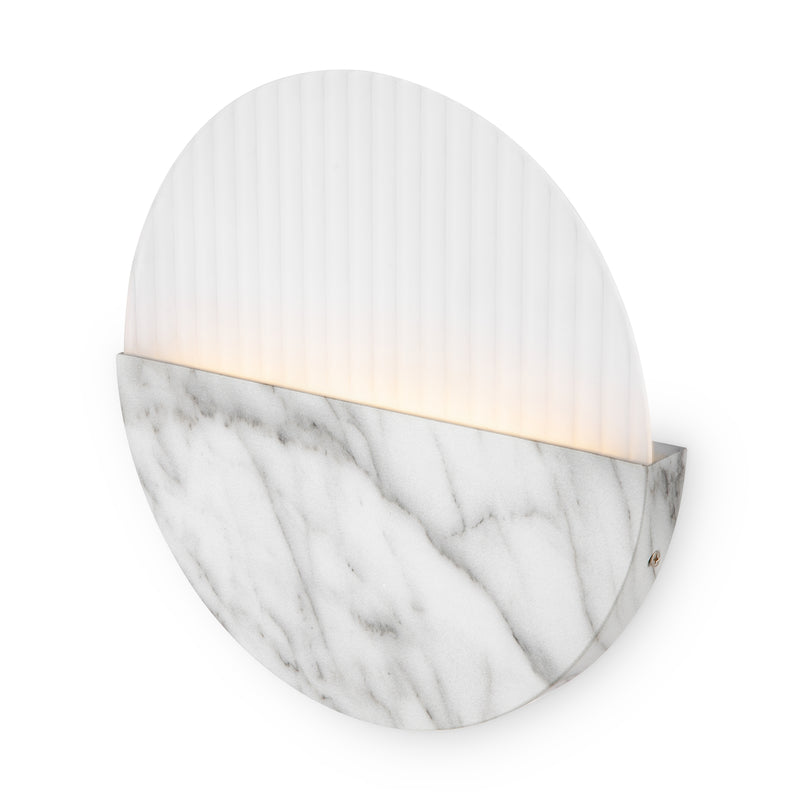 Maytoni Jupiter 1L washer sconce lamp, marble LED D 30cm