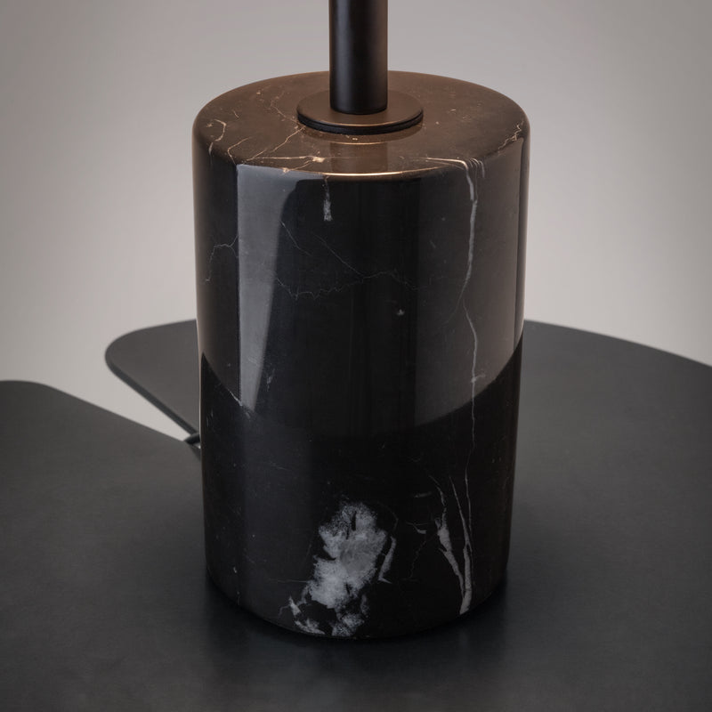 Maytoni Mystic 1L table lamp, black LED D 20cm