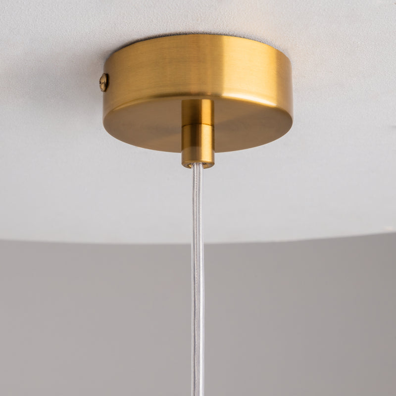 Maytoni Flusso 1L pendant lamp, bronze GU10 D 25cm