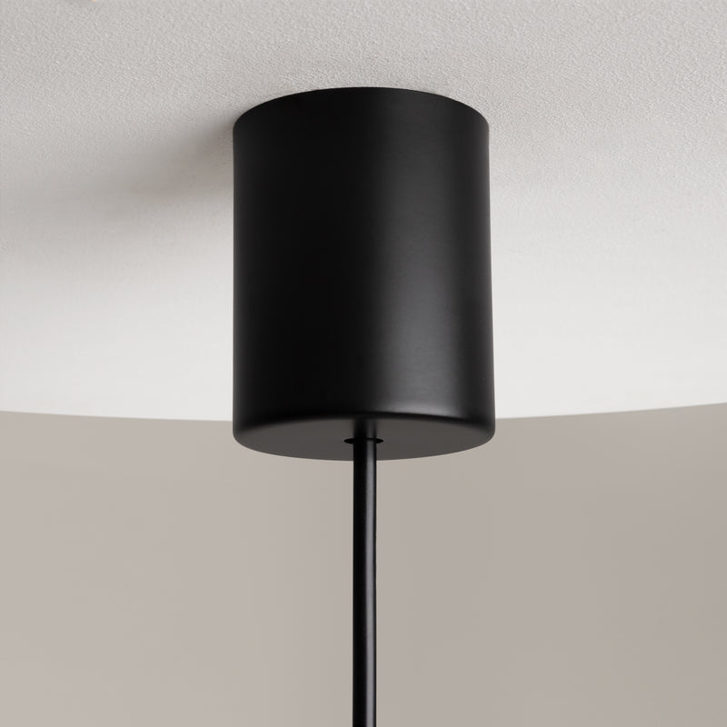 Maytoni The Sixth Sense 1L pendant lamp, black LED D 18cm