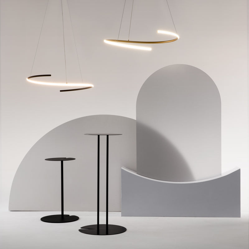 Maytoni Curve 1L pendant lamp, LED D 60cm