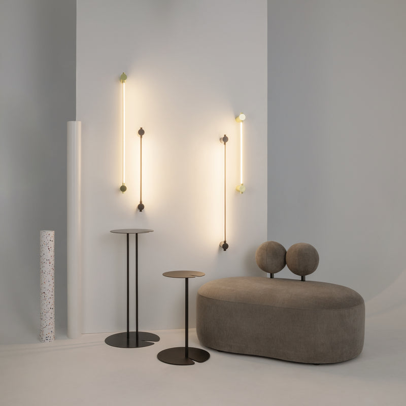 Maytoni Rotta 1L accent væglampe, sort LED D 5cm