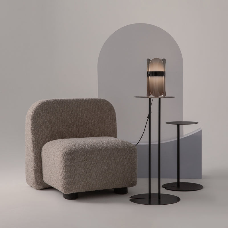 Lampe spécialisée Maytoni Insight 1L, noire LED H 30cm