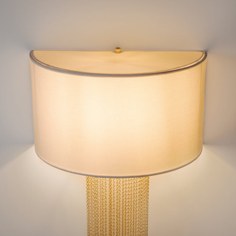 Maytoni Impressive 1L table lamp, gold E14 H 47.5cm