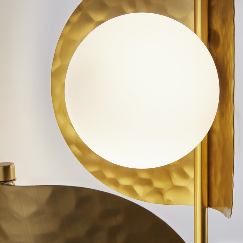 Maytoni Tropic 2L wall sconce lamp, brass G9 H 56.4cm