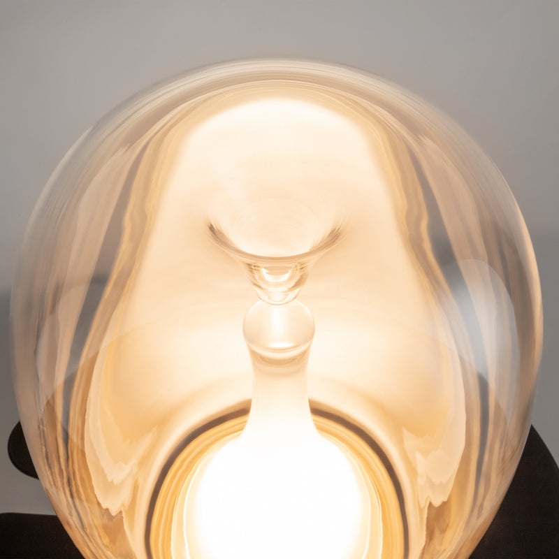 Maytoni Splash 1L Tischleuchte, goldene LED D 20cm