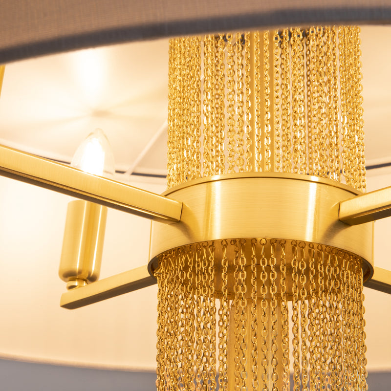 Maytoni Impressive 5L chandelier, gold E14 D 68cm