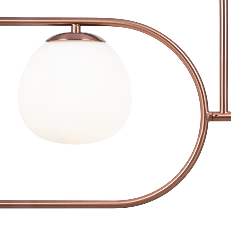 Maytoni Erich 3L linear suspension ceiling lamp, brass E14 D 15cm