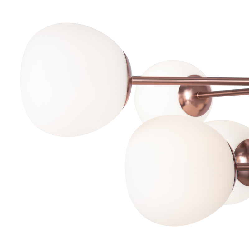 Maytoni Erich 10L ceiling lamp, brass E14 D 90.7cm