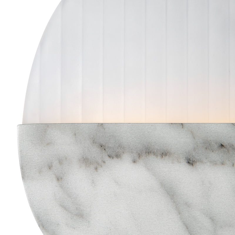 Maytoni Jupiter 1L washer sconce lamp, marble LED D 30cm