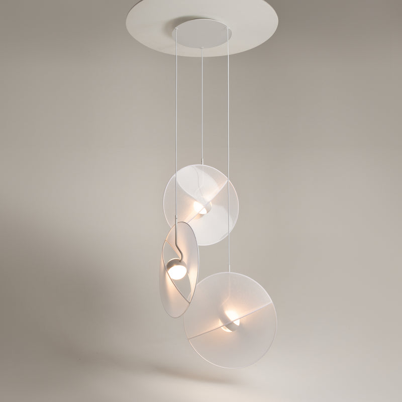 Maytoni Reflex 6L pendant lamp, white LED D 73cm